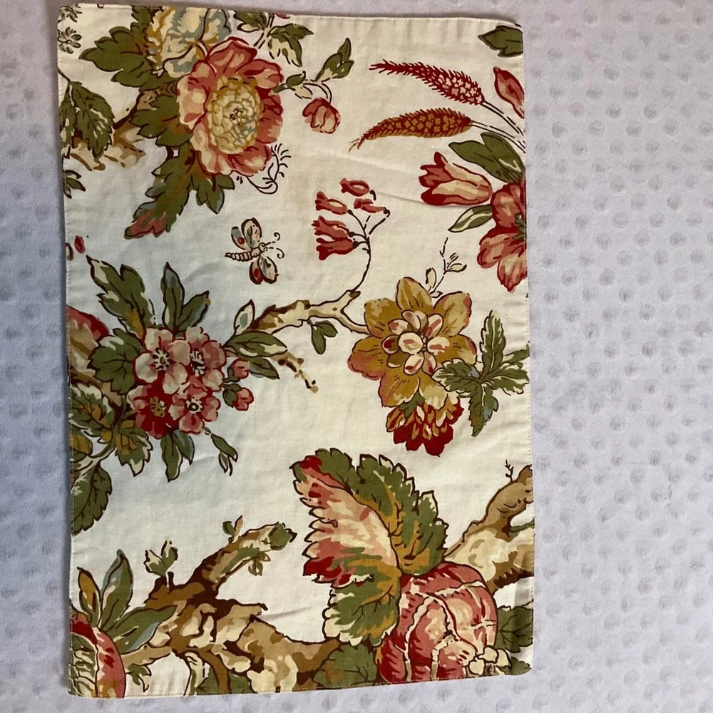 Pottery Barn Placemats Floral Linen Cotton Blend Set‎ of 10 Table Decor